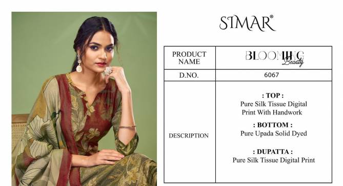 Blooming By Glossy Silk Tissue Printed Suits Wholesale Shop In Surat